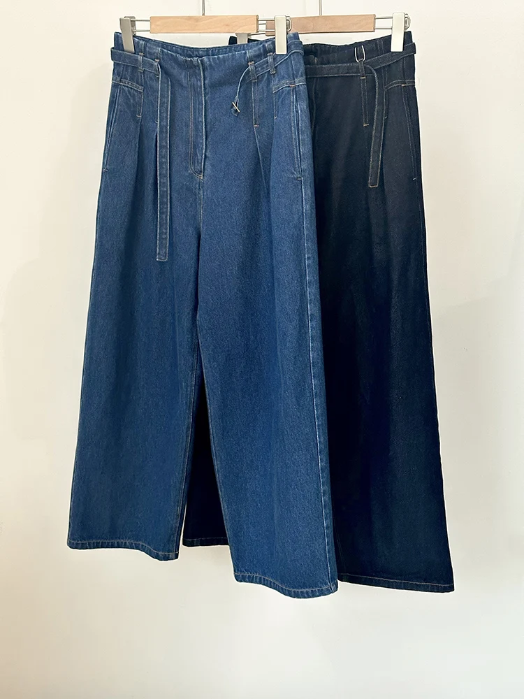 

High Waist Loose Wide Leg Jeans Women's Autumn New Sle Slimming Concealing Straight Long Pants Casual Loose Fit Denim