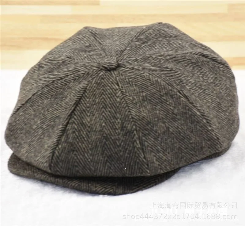 Oohmy Männer klassische Newsboy Gatsby Hut für kleinen Kopf und großen Kopf Oversize Plus Size Blend Wolle Vintage Flat Ivy Cabbie Cap Geschenke – Detail 10