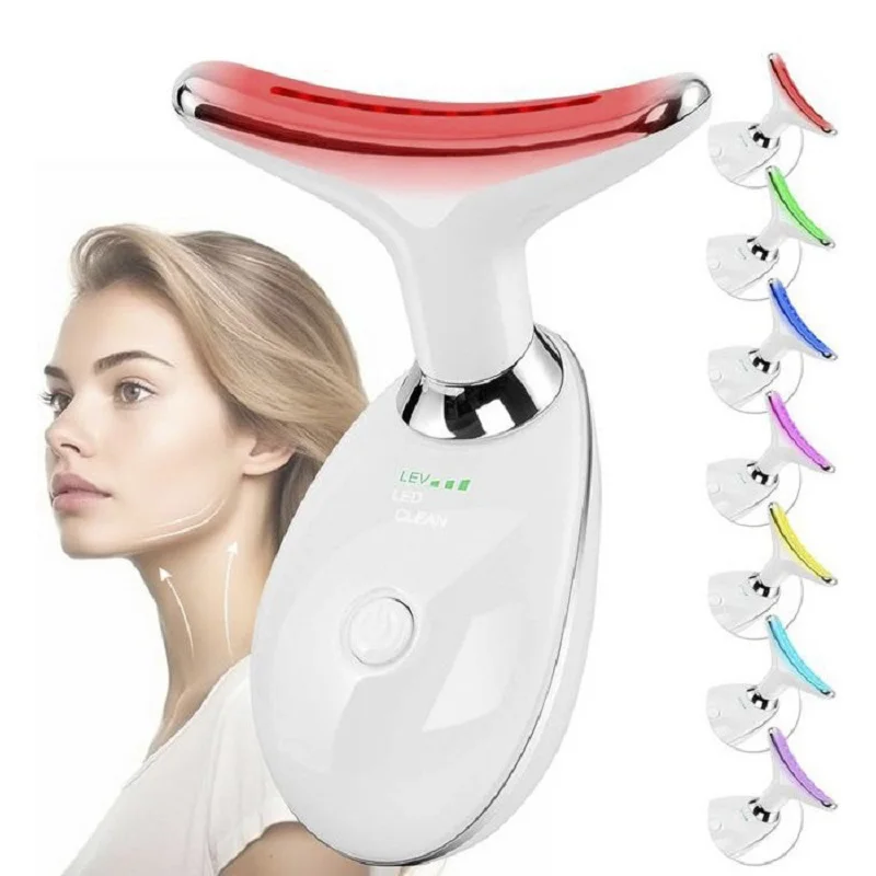 Dropshipping Facial Massager Neck Facial Beauty Device Lifting Tighten Skin Care Tool