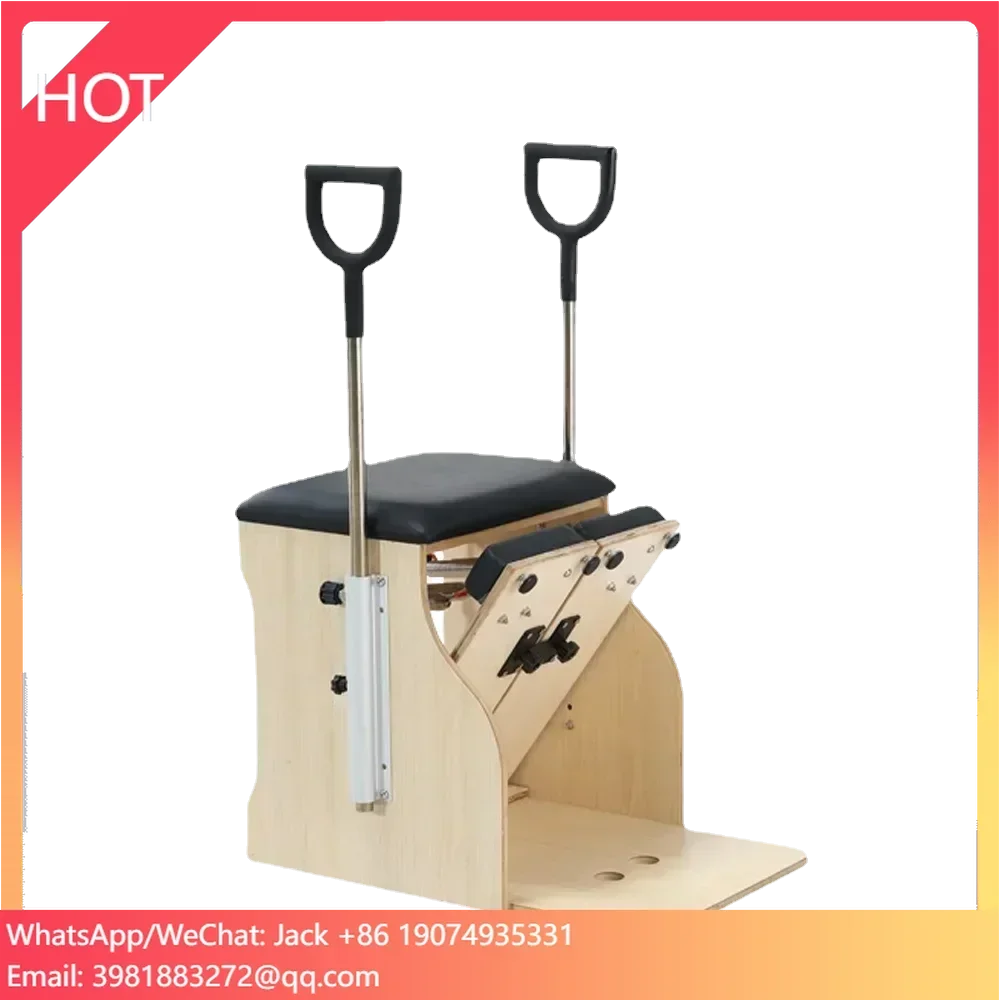 SQ FITNSS Home Balance Body Yoga Pilates Reformer Machine Equipment Fitness Combo Chair Wood Pilates