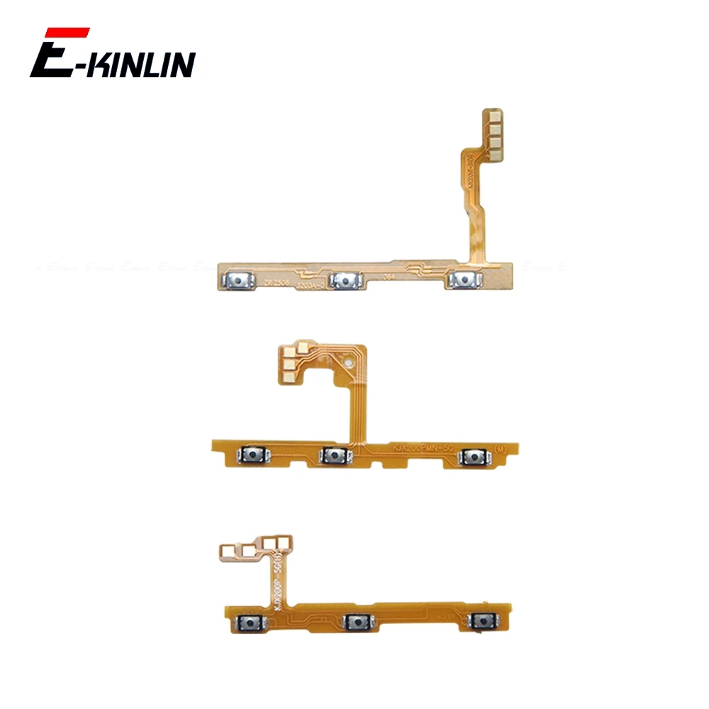 Cable flexible de la cinta del botón de encendido/apagado, silenciador y volumen para Vivo X100 X100s X200 FE X200S Pro mini Ultra