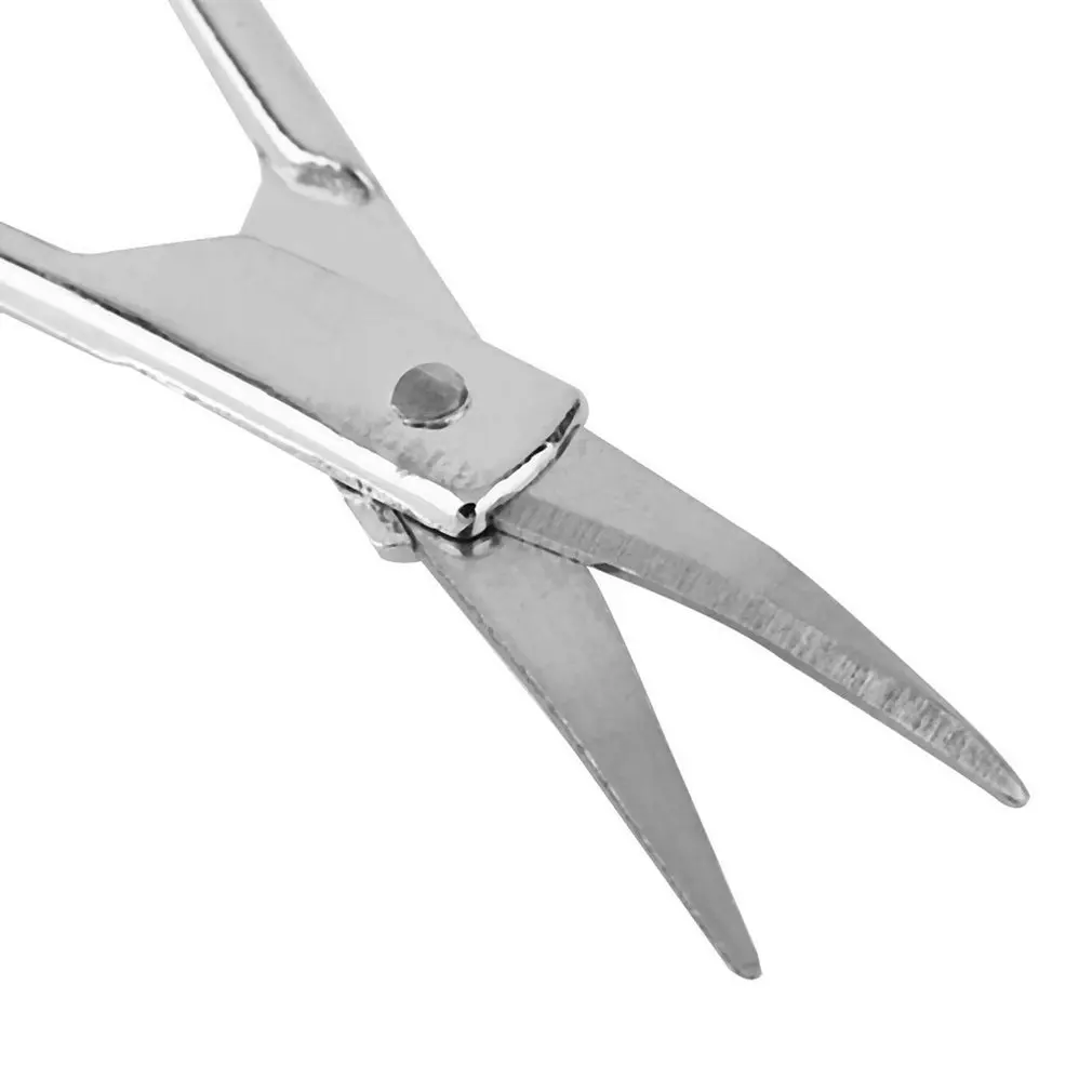 Stainless Steel Curved Tip Thin Blade Cuticle Scissors Nail Clippers Trimmer Dead Skin Remover Manicure Tools Make-up Tool