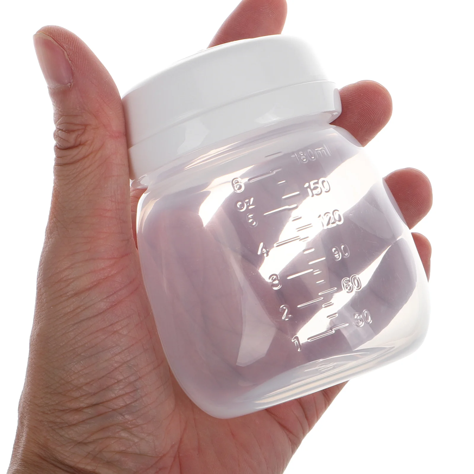 Baby Bottle Pp Milk Storage Cup Wide Neck Breastmilk Breastfeeding Bottles for Freezing Collection Tea Transparent Freezer