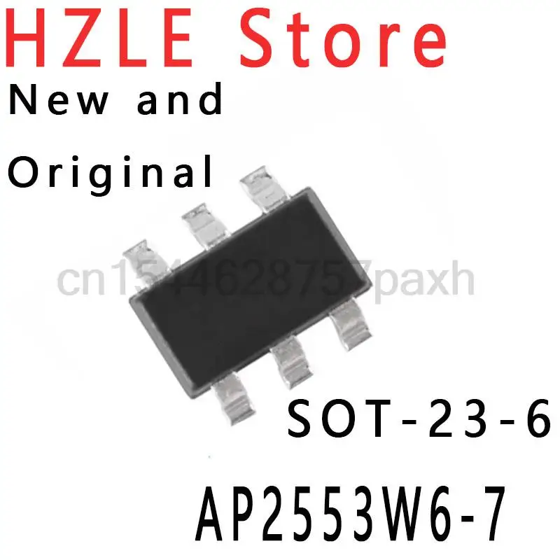 5PCS New and Original  AP2553 BK8DG BK... sot23-6 RONNY IC AP2553W6-7