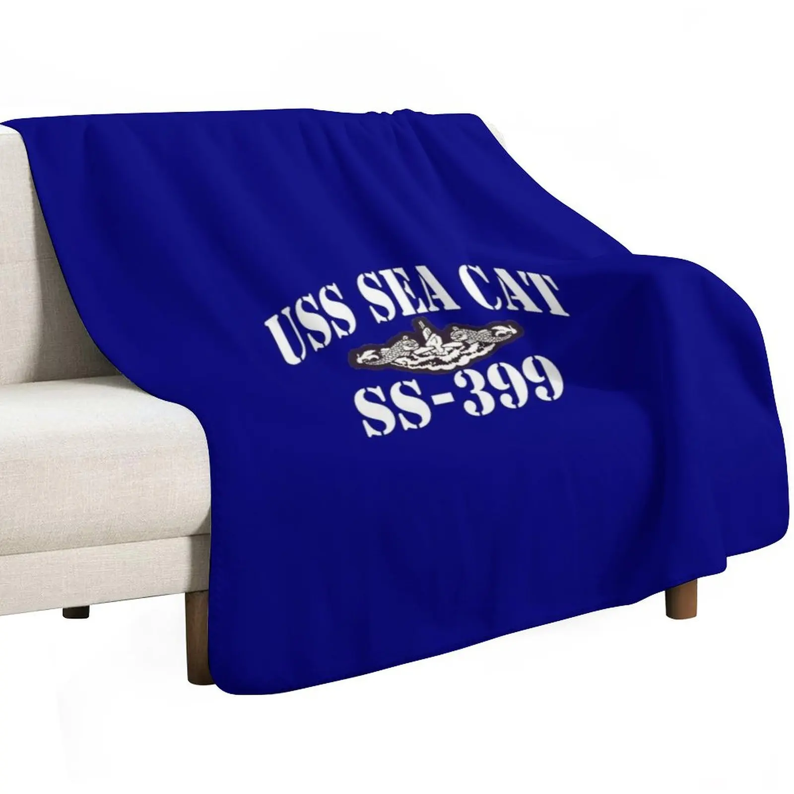 USS SEA CAT (SS-399) STORE Throw Blanket Furry halloween Decoratives Bed Fashionable for sofa funny gift Blankets