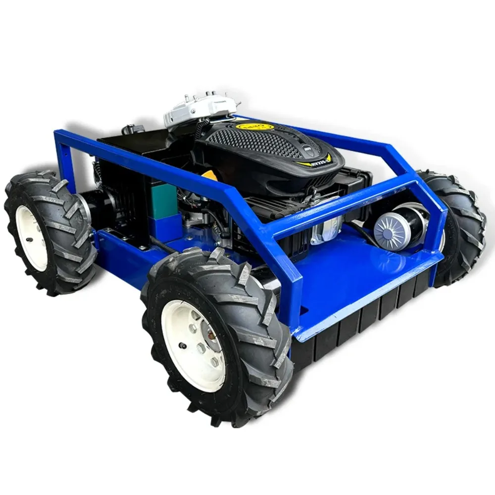 Multi-functional Self Propelled Cordless Crawler Lawn Mower AWY550 High Efficiency Automatic Zero Turn DIY Industrial