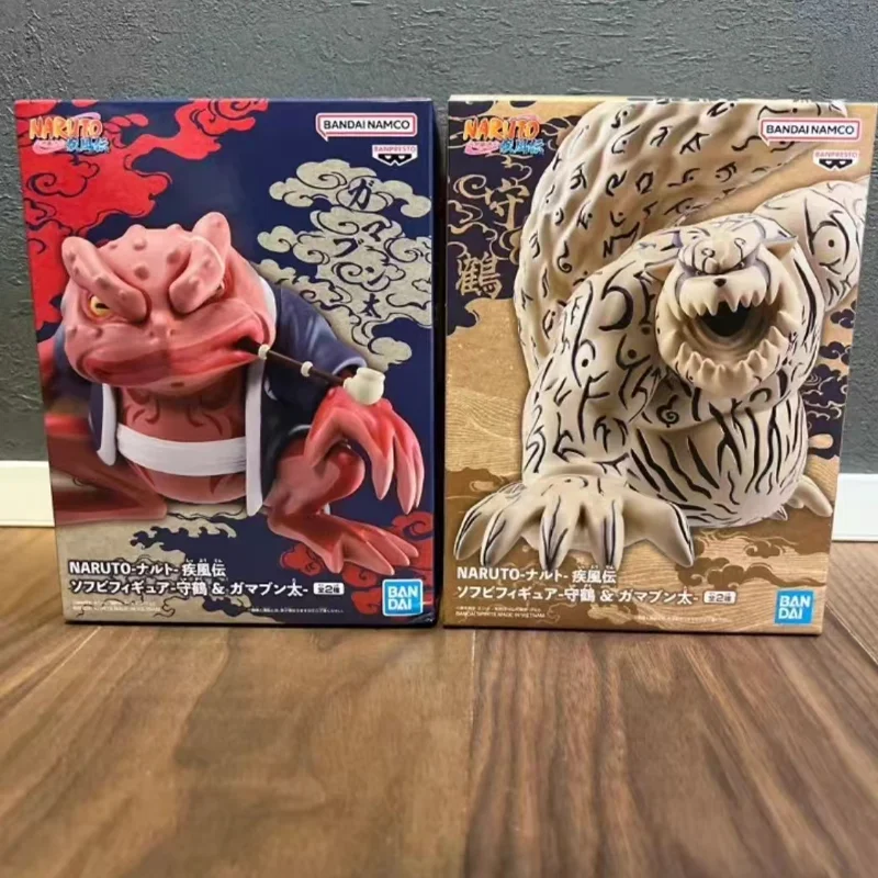 En Stock genuino Bandai Namco Banpresto Naruto: shippuden Shuukaku Gama-Bunta figura de vinilo suave modelo adorno de escritorio juguete para regalo