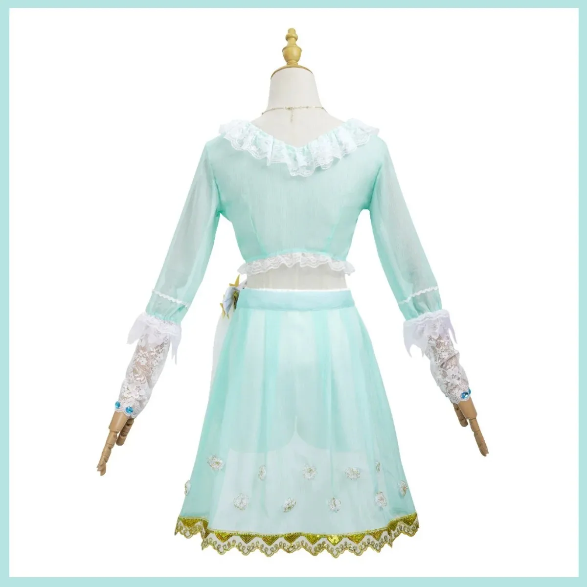 Juego Identity V Demi Bourbon Barmaid disfraz de Cosplay sal marina sintonización especial Bikini Sexy día de verano traje de baño peluca mujer traje de playa