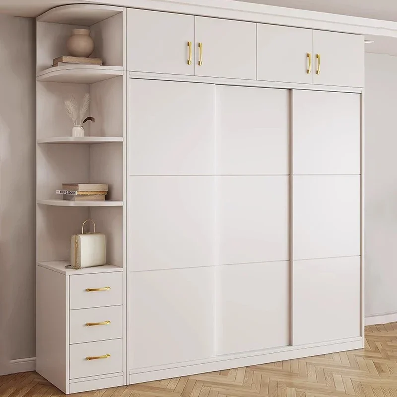 Storage Wooden Wardrobes White Dressers Luxury Modern Wardrobes  Armarios Dormitorios De Madera Para Ropa Ropa Urniture Bedroom