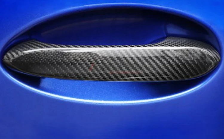 Carbon Fiber Car Exterior Accessories For Toyota Supra A90 Door Handle Cover Sticker