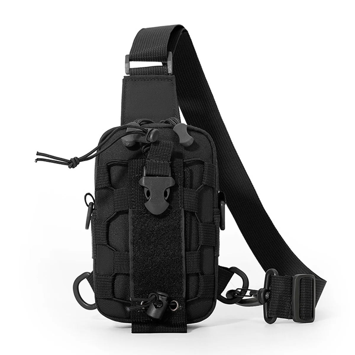 Water Bottle Bag Cross-Body Cup Carrier Multi-Functional Protective Cover for Camping Outdoor Chest Pack Hiking Travel