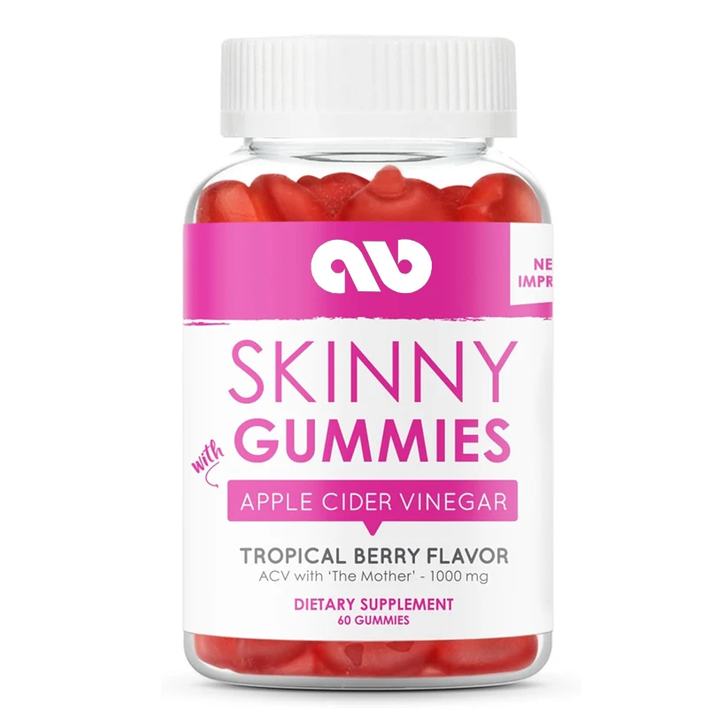 

Skinny Gummies apple cider vinegar gummies, healthy weight, immune support, vitamins B9, B12, beetroot, pomegranate, 60 capsules