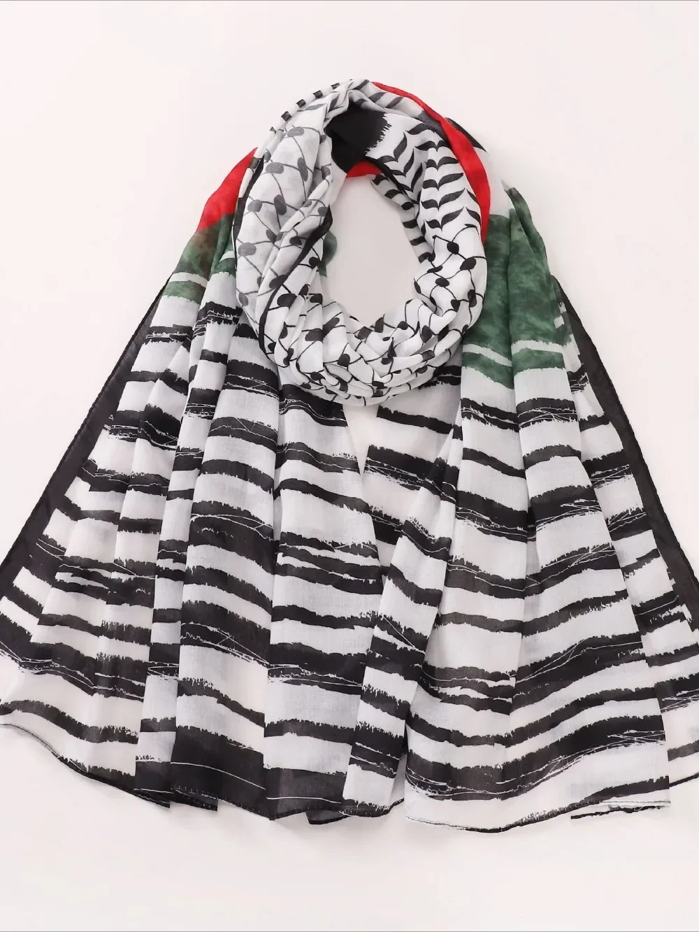 Donne Stampa Hijab Eid Musulmano Ramadan Sciarpa Lunga Scialli Avvolgere Foulard Islamico Turbante Signore Arabo Copricapo Marocco Sciarpe