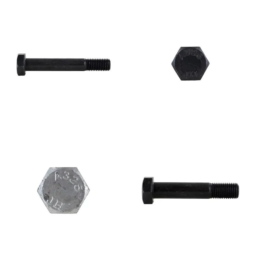 

Тяжелые шестигранные структурные болты 3/4-10 x 5 A325 Тип 1, упаковка 25 шт., простая отделка, большое количество для строительства