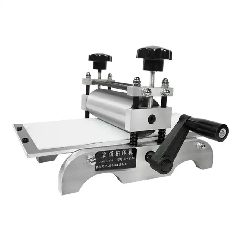 Desktop Model Rubbing Machine Printing Size 17x30cm Metal Structure Etching Machine