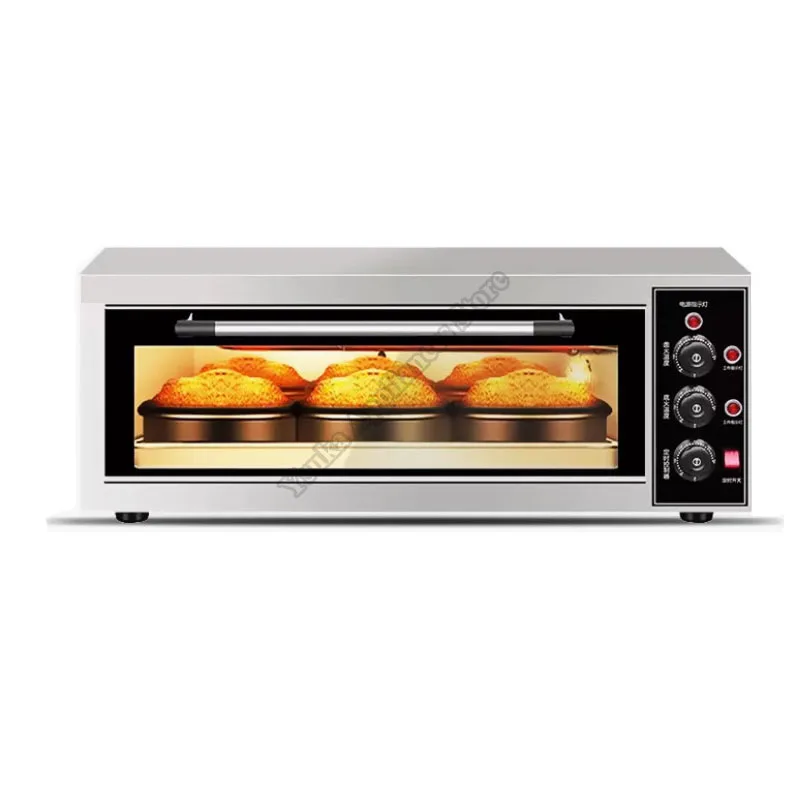 Oven Commercial  Single Layer Pizza Bread Cake Equipment Bakery Food Processors  Large Capacity Furnace