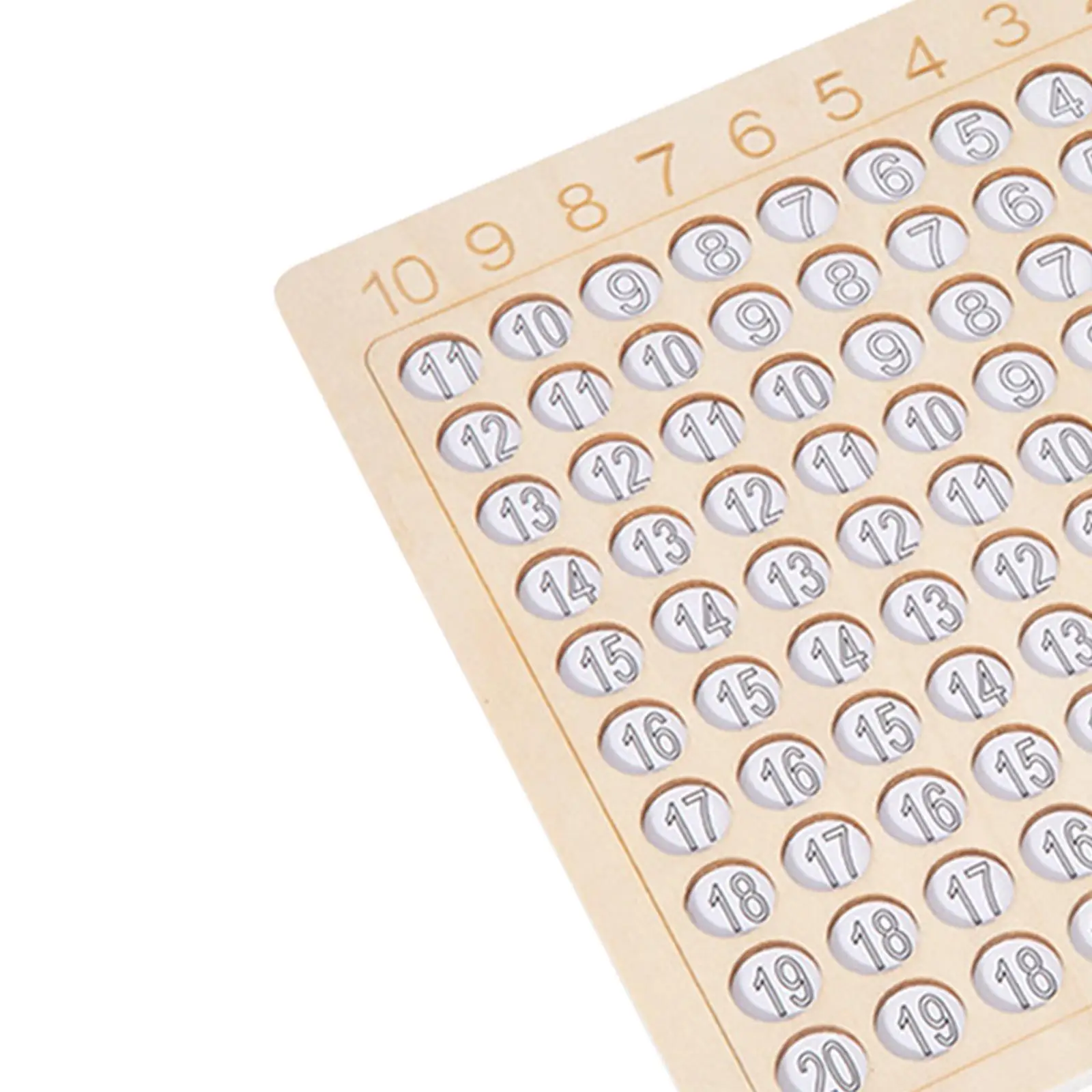 Wooden Math Multiplication Addition Board Montessori for Kids Gifts Children