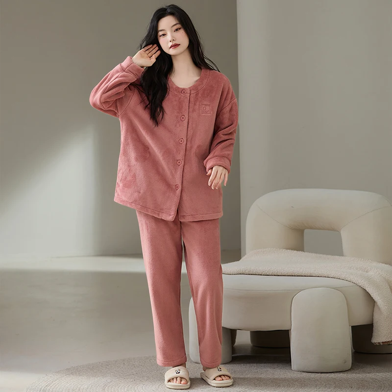 winter-women-pajama-set-warm-flannel-sleepwear-female-long-sleeve-nightwear