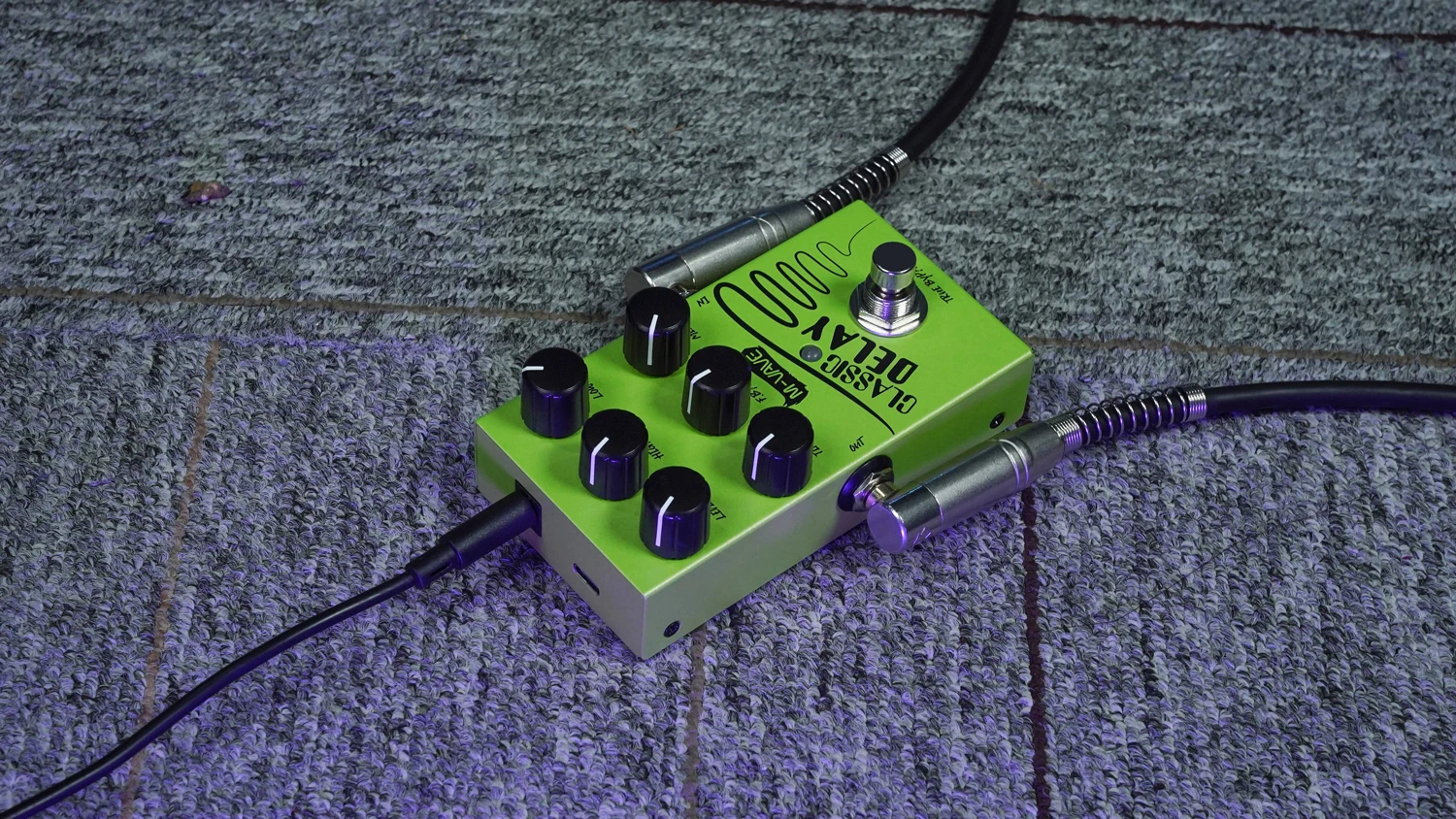 New 2024 M-vave Classic Delay Effect Pedal for Guitarists with 600ms Delay Time，Revolutionize Your Guitar Sound