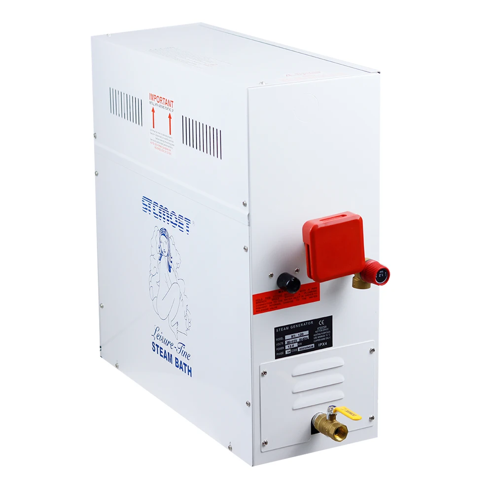 เครื่องทำไอน้ำในบ้าน220V/380V สำหรับห้องซาวน่าเครื่องอบไอน้ำ12-18KW ไฟฟ้าเครื่องทำสปาที่ควบคุมแบบดิจิตอล