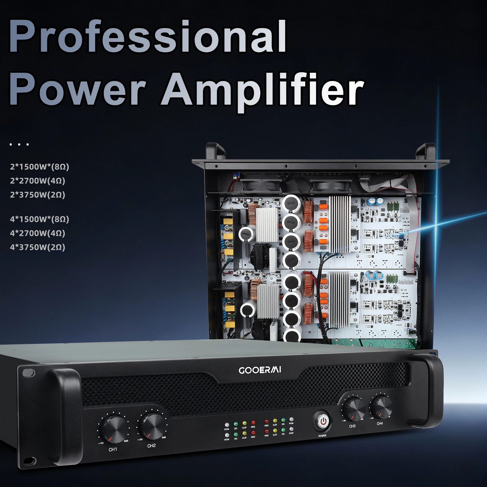 Gooermi DAN415 1500W Professio – Outdoor Power Amplifier Bewertung und Preis