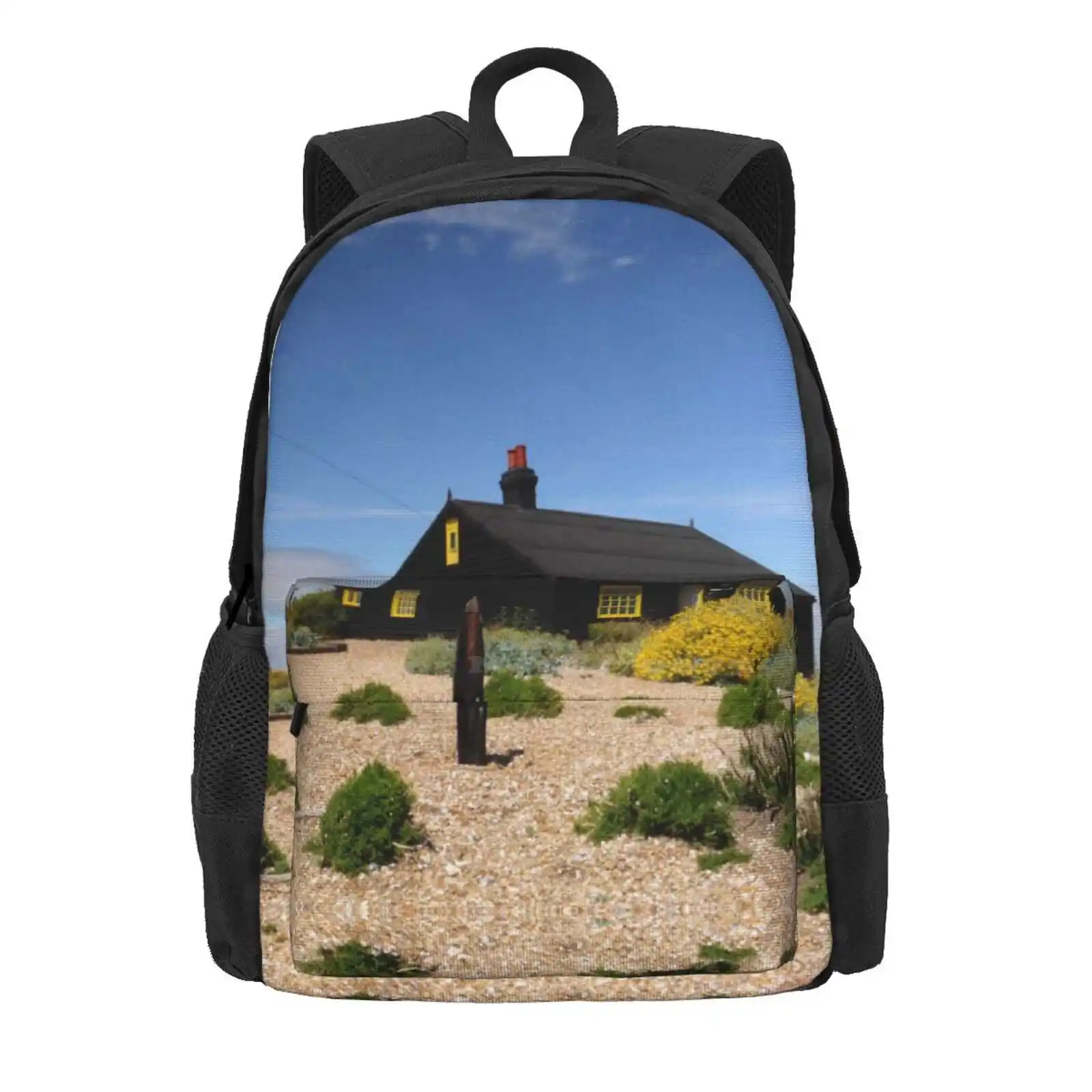 Prospect Cottage Dungeness Hot Sale Schoolbag Backpack Fashion Bags Cottage Shingle Kent Prospect Dungeness