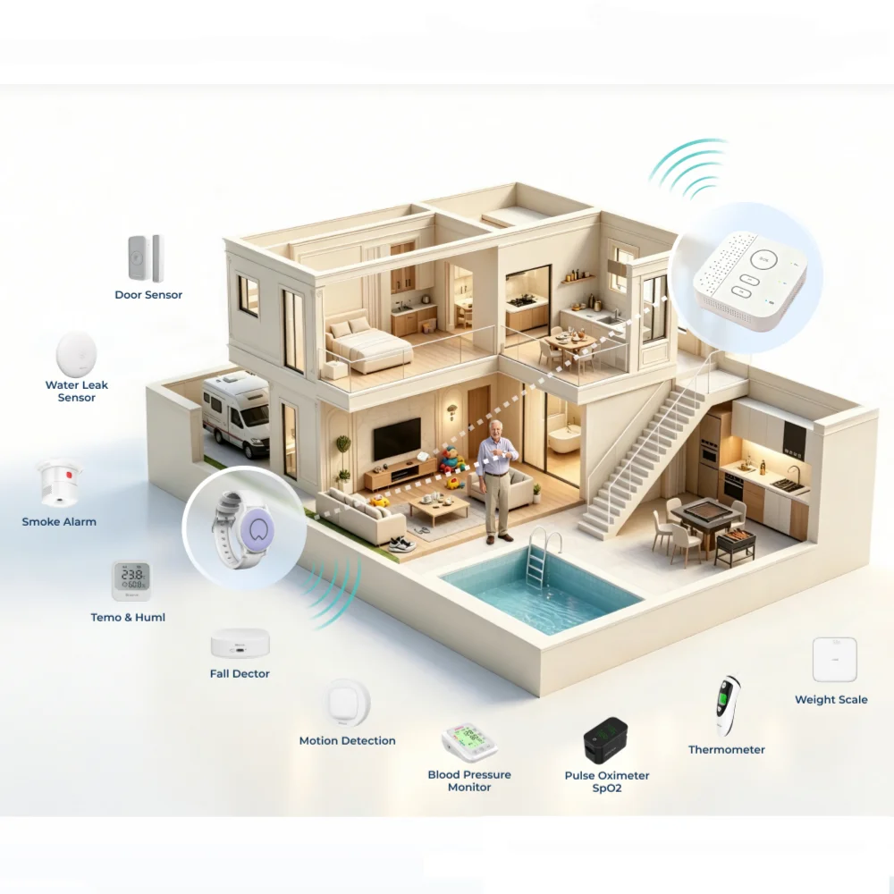 Smart Home Wifi Hub - Système d'alarme intelligent pour maison :
