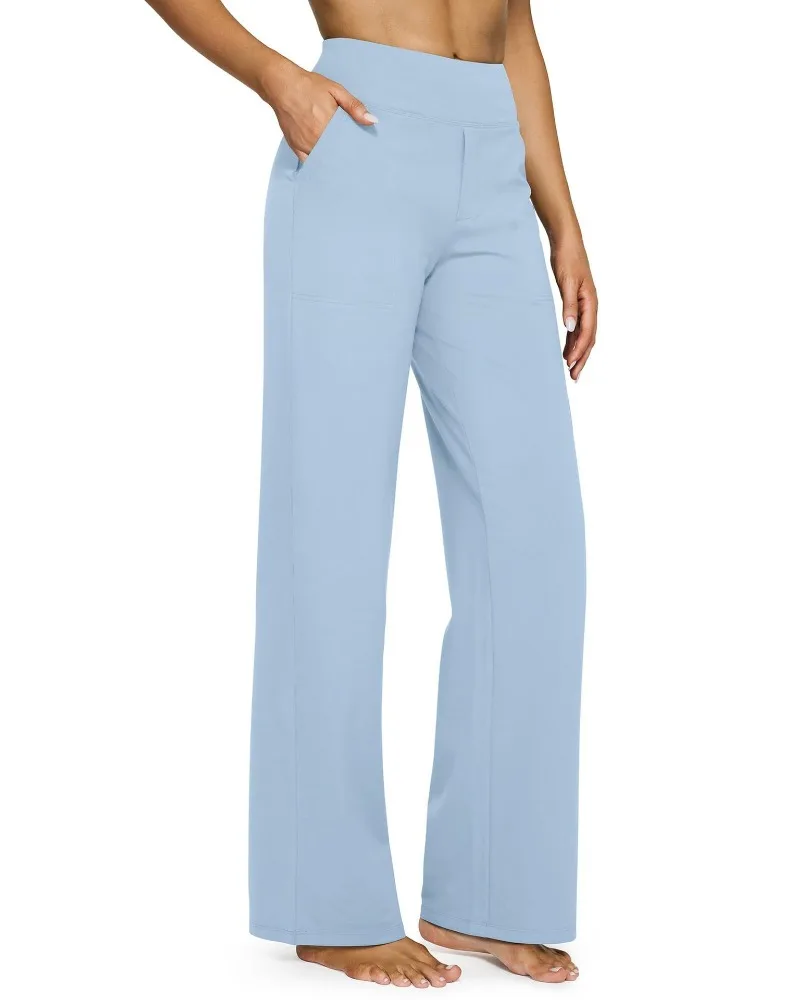 UNITIM Damen-Trainingshose mit weichen, geraden Beinen und Taschen, Yoga-Hose für Damen, lässige, gerade Hose mit hoher Taille, Sport, Yoga, Joggen – Detail 19