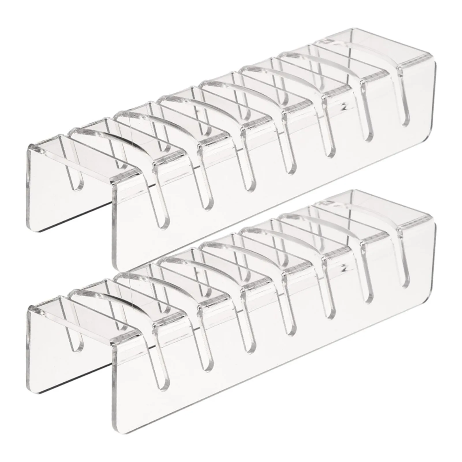 

Black/Transparent Acrylic Hat Hangers Baseball Caps Display Racks for Bedroom Closet Dresser Office SEC88