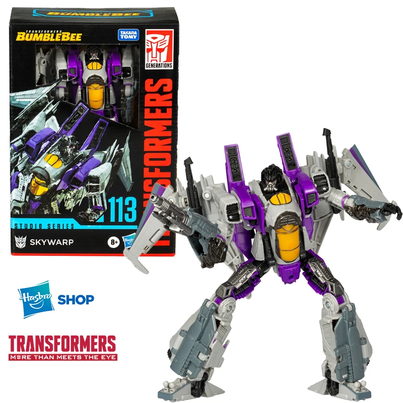 In-Stock Hasbro Transformers Studio Series Voyager Transformers: Bumblebee 113 Skywarp Action Figure  Collectible Model