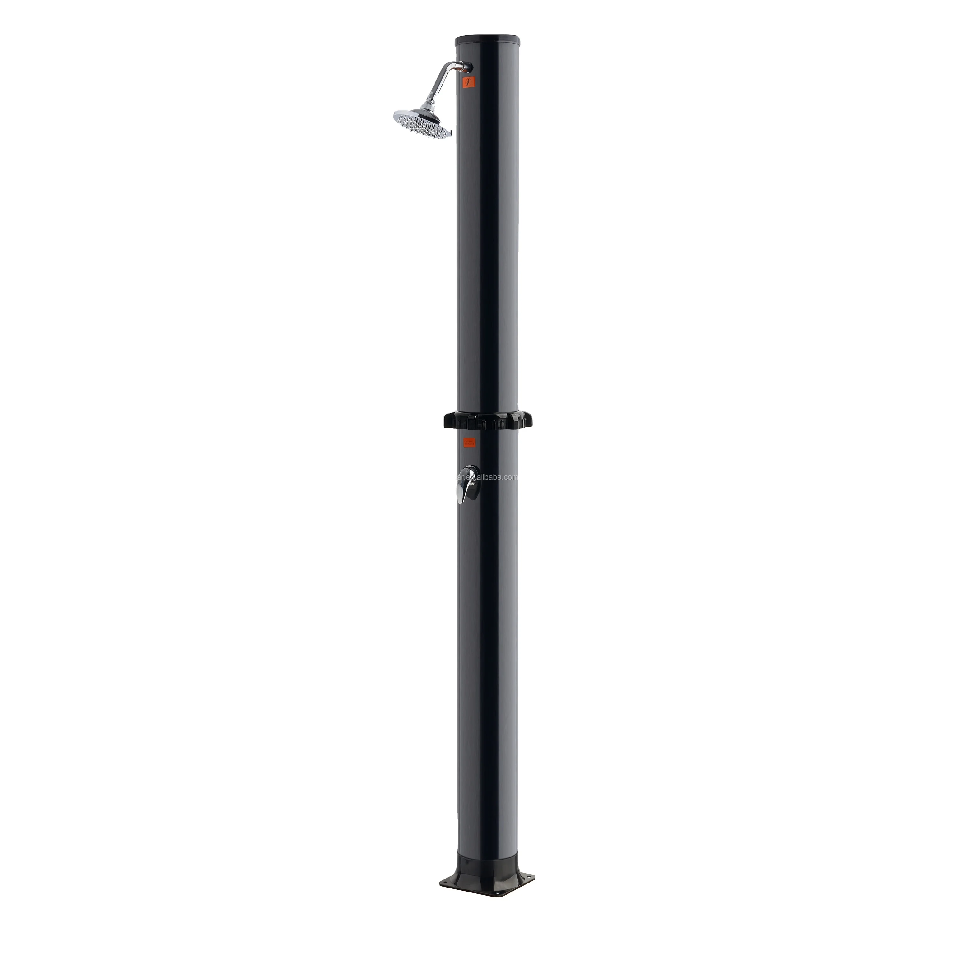 35L Two-Section Round PVC Solar Outdoor Shower For Camping Garden Or Swimming Pools