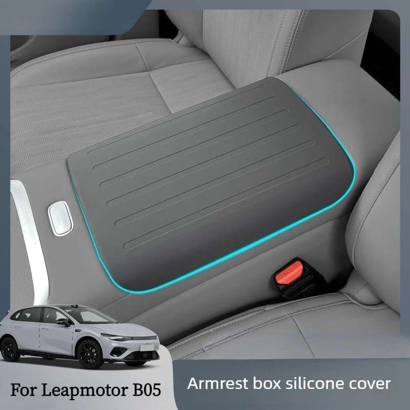 Für Leapmotor B05 LAFA5 Armlehnenbox Silikon-Schutzhülle Kratzfest Verschleißbeständig Auto-Innenausstattung Zubehör