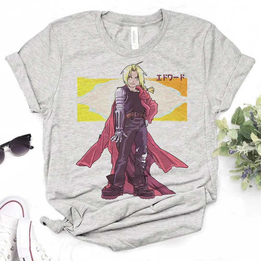 Fullmetal Alchemist Tee women Japanese t-shirts girl designer funny clothing