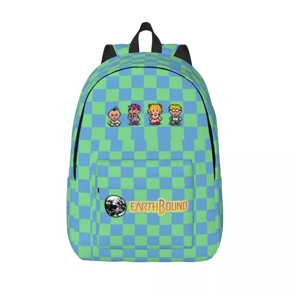Mint Flavor Mother Backpack Earthbound Women Men Polyester  display picture 1