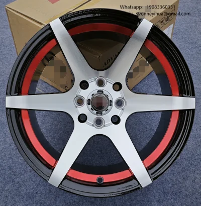 

X-RIMS 6 Spokes 8 Holes 10holes 15inch 4x100 Wheels 4x114.3 10x100/114.3 Aluminum Alloy Rims