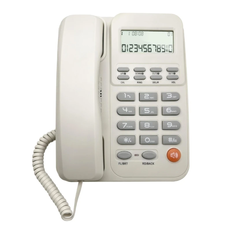 Fixed Telephone Multi functional With CallerID Alarm Clock And Handsfree With Number Storage for Home Office and DropShipping