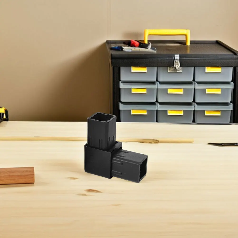 

8Pcs Square Tubing Connector Plastic 90 Degree Corner Joint for Air Conditioning Frame Fence Rail Clamp Fittings