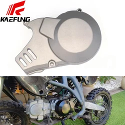 Engine Stator Cover Left Motorcycle Engine Stator Cover Metal Alloy Universal Replacement for 110cc-180cc Dirt Pit Motor Bike