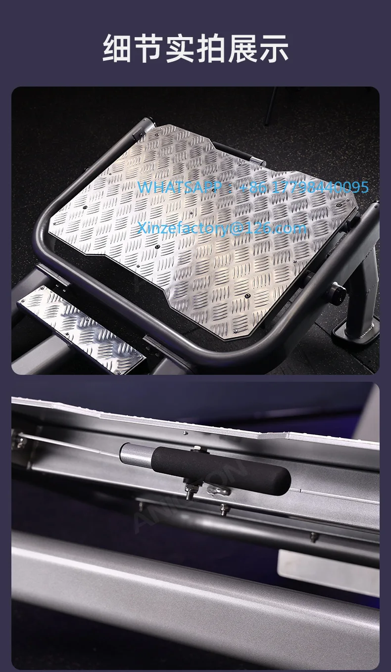 Customizable Gym Commercial Hack Squat Leg Trainer