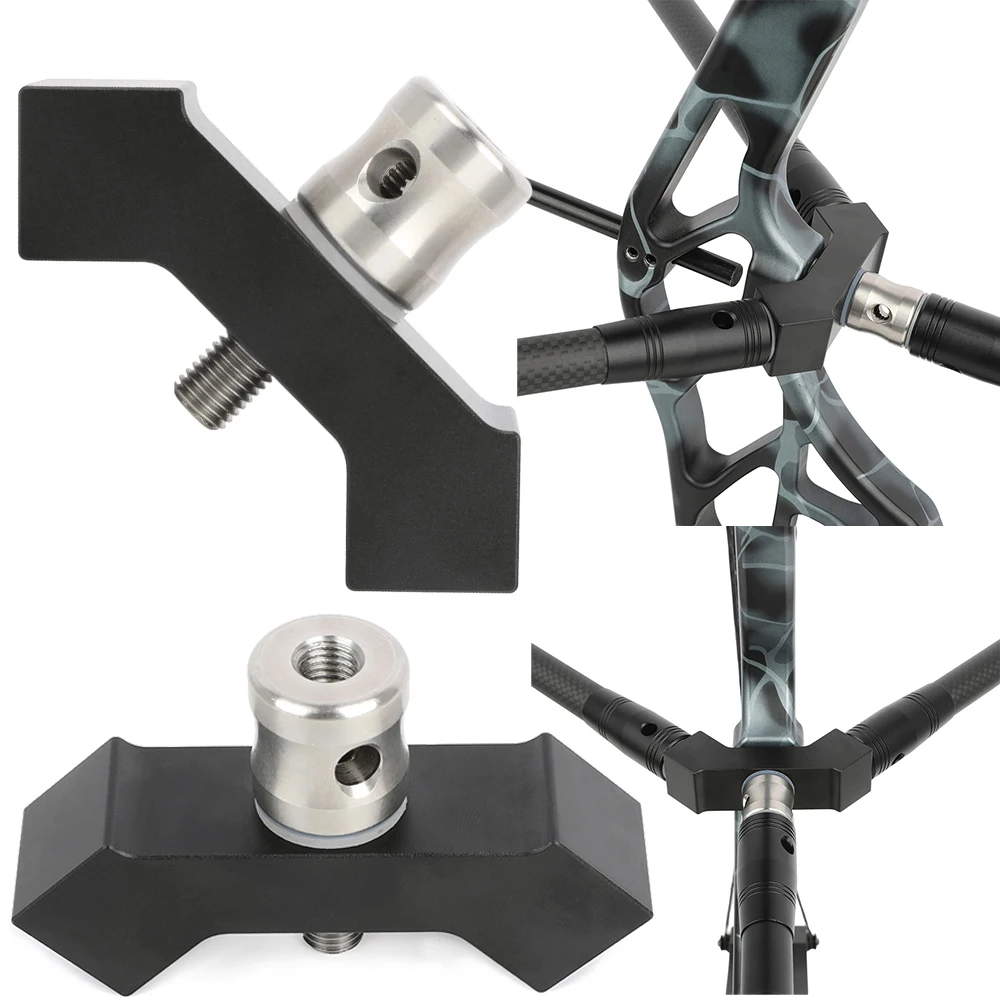 

1pc Bow Stabilizer V-bar 45 degree Aluminium Alloy Recurve Bow Compound Bow Hunting Shooting Training Accessories