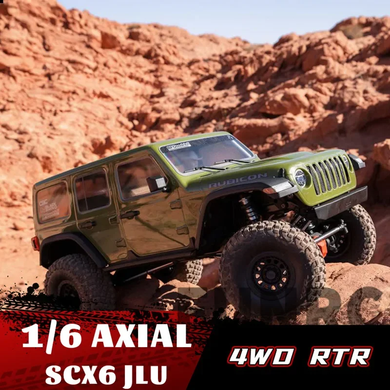 AXIAL 1/6 Crawler RC Car SCX6 Jeep JLU Wrangler 4WD RTR  Remote Control Electric RC Model Car Toys For Kids Children