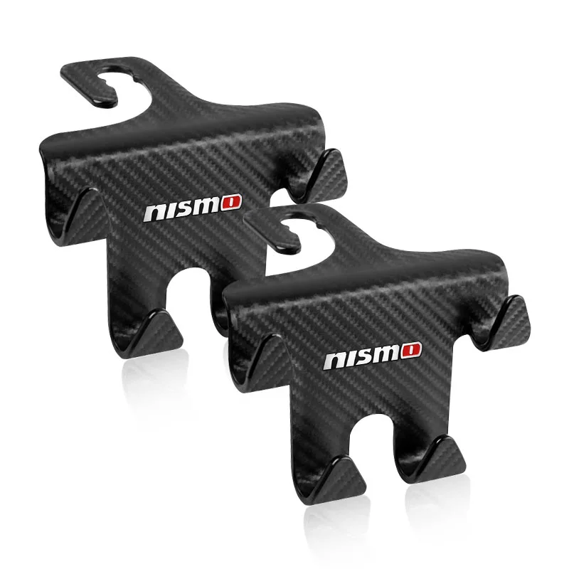 1/2PCS Car Seat Headrest Hook Auto Back Seat Organizer Accessories For Nissan Nismo GTR Tiida Sylphy Teana X Wheel Center Caps