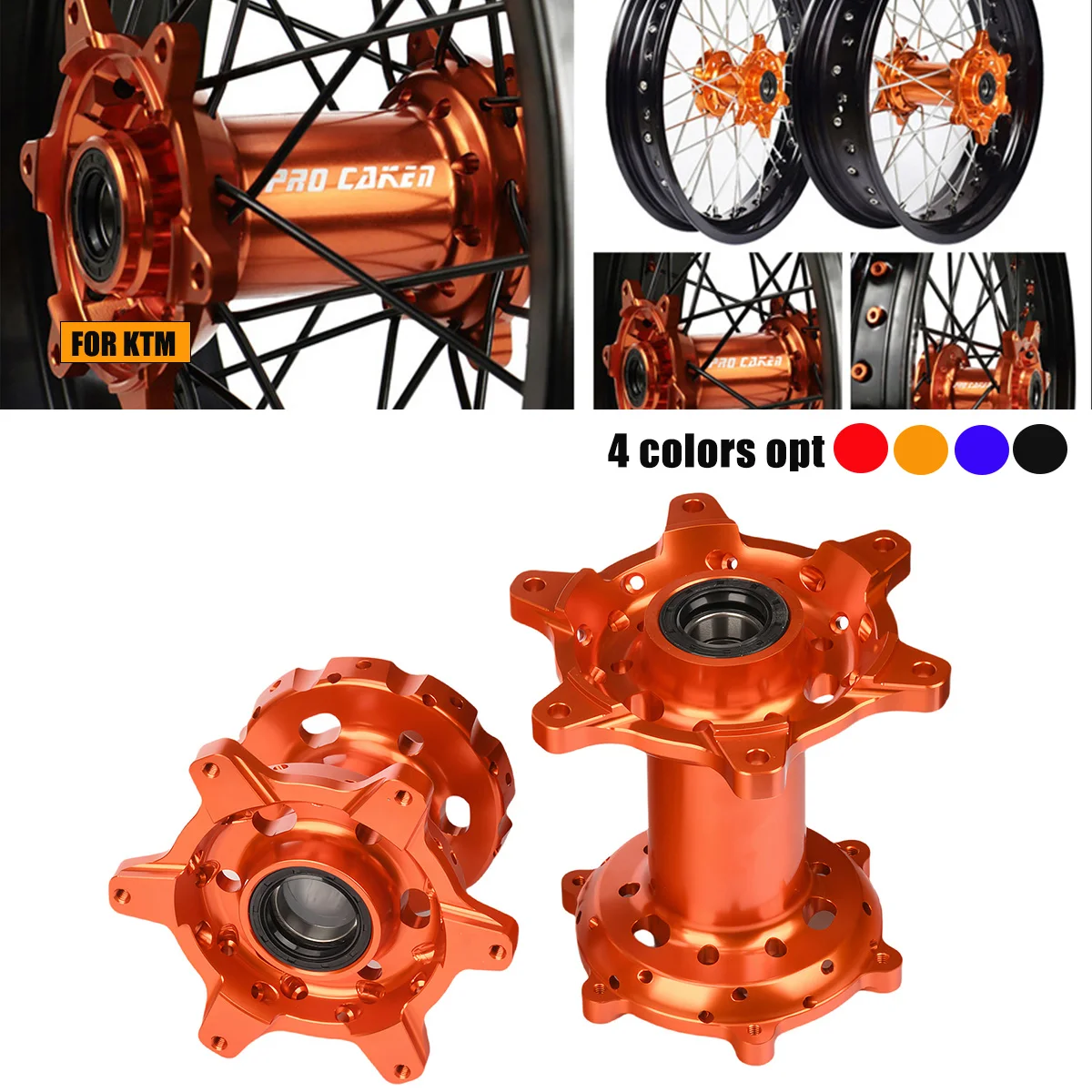 Motorcycle CNC Front Rear Rims Wheel Hub For KTM SX XC EXC XCW SXS EXCF XCF SXF XCFW 150 250 300 350 400 450 500 530 2003-2023