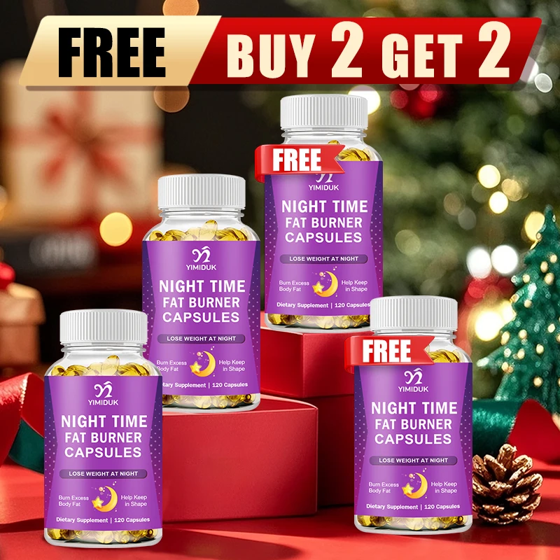 

Night Time Fat Burner Capsules, with L-Theanine, Valerian Root, for Burn Body Fat, Nighttime Metabolism Booster, GMP Certified