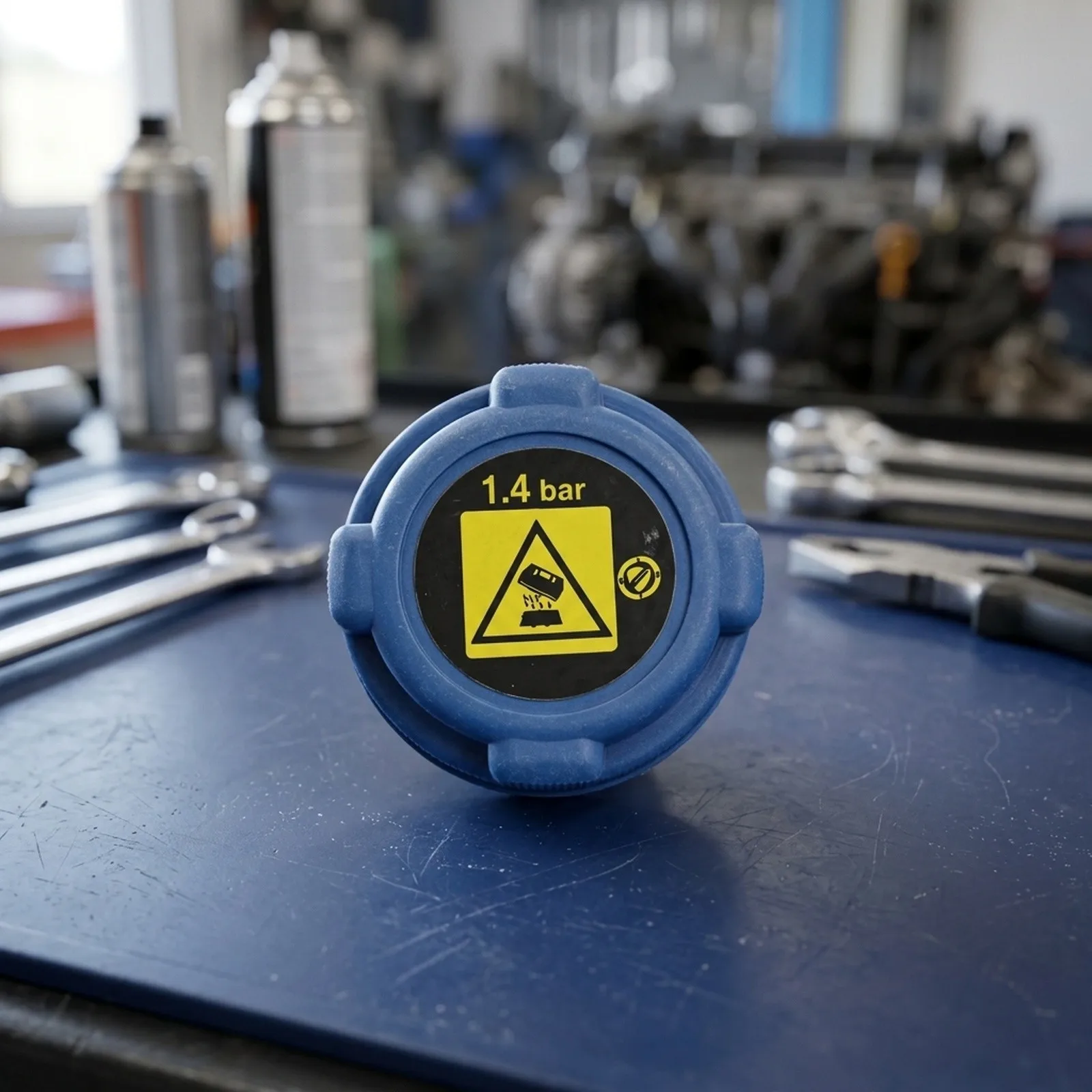 ABS Tank Cap Expansion Tank Cap Vehicle Maintenance Feature Non-Deformation Build As Shown In The Picture ABS Tank
