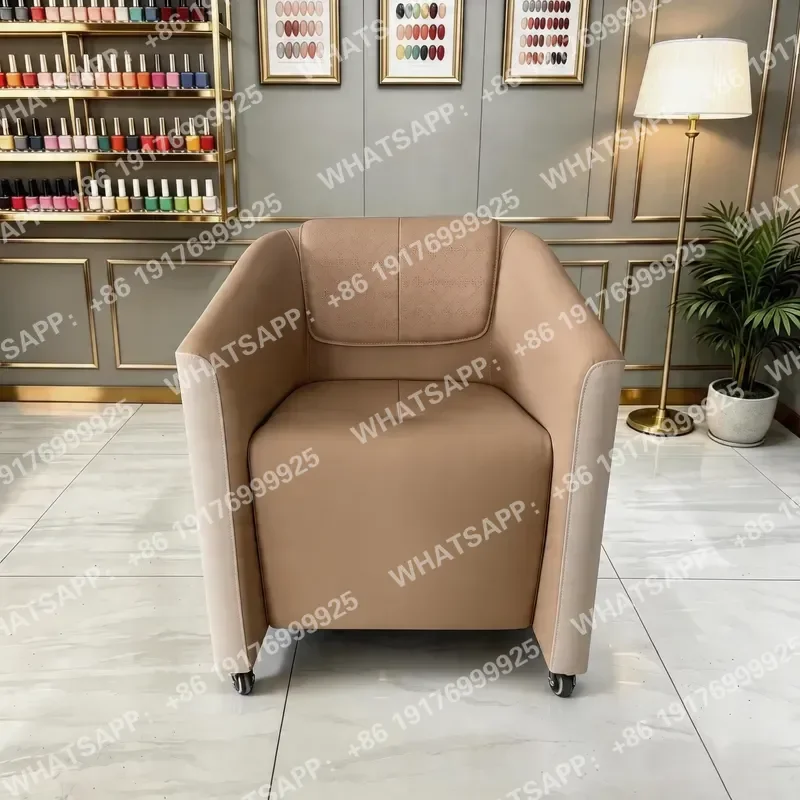 Modern Leisure Armchair Nail Salon PU Chair Special Sofa Chair Pedicure Customer Waiting Chairs for Salon Customers