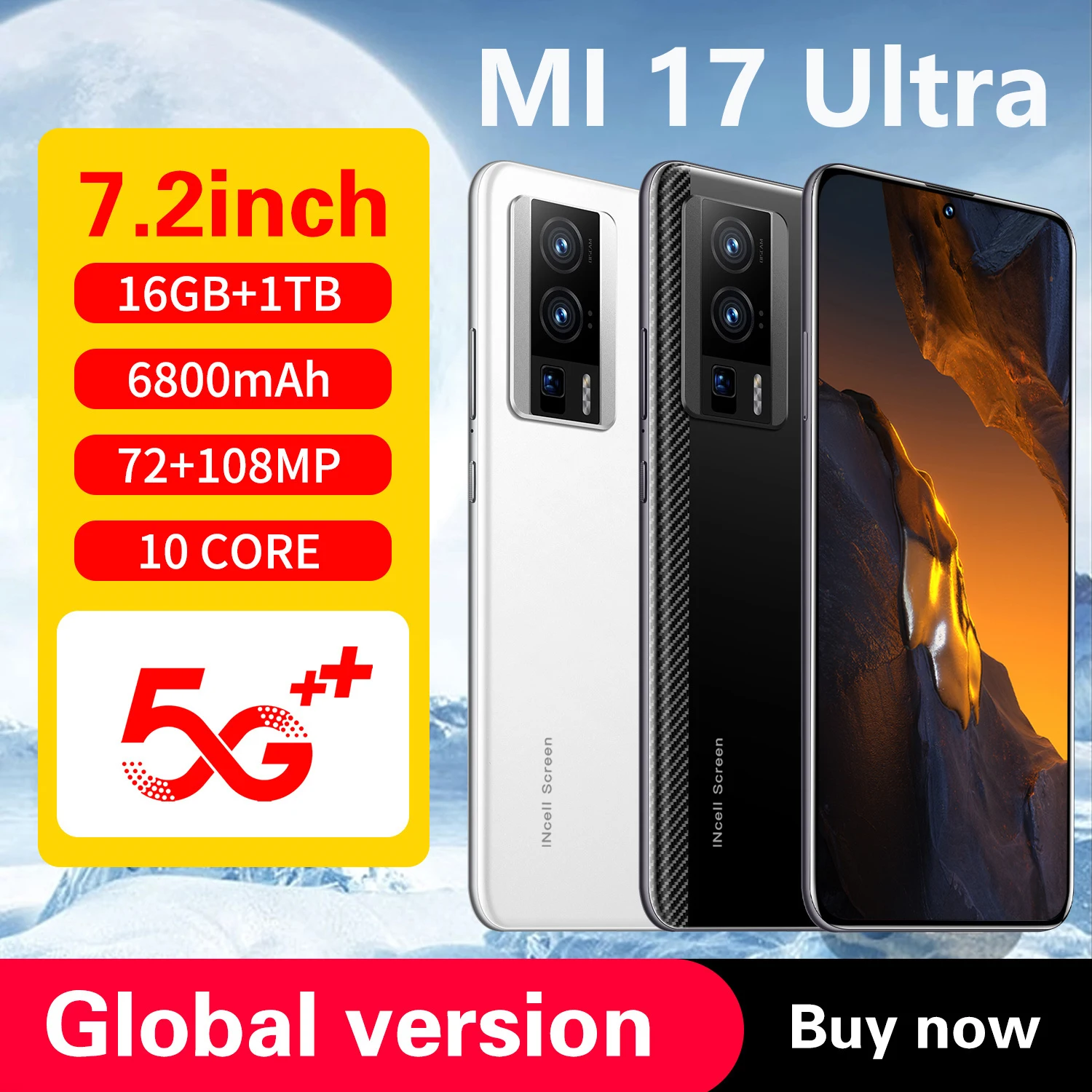 

NEW 2026 HOT Pad MI 17 Ultra Tablet PC 7.2inch HD Android 13 16GB+1TB 6800mAh Battery 4G 5G Dual Sim Card WiFi GPS Google Tab