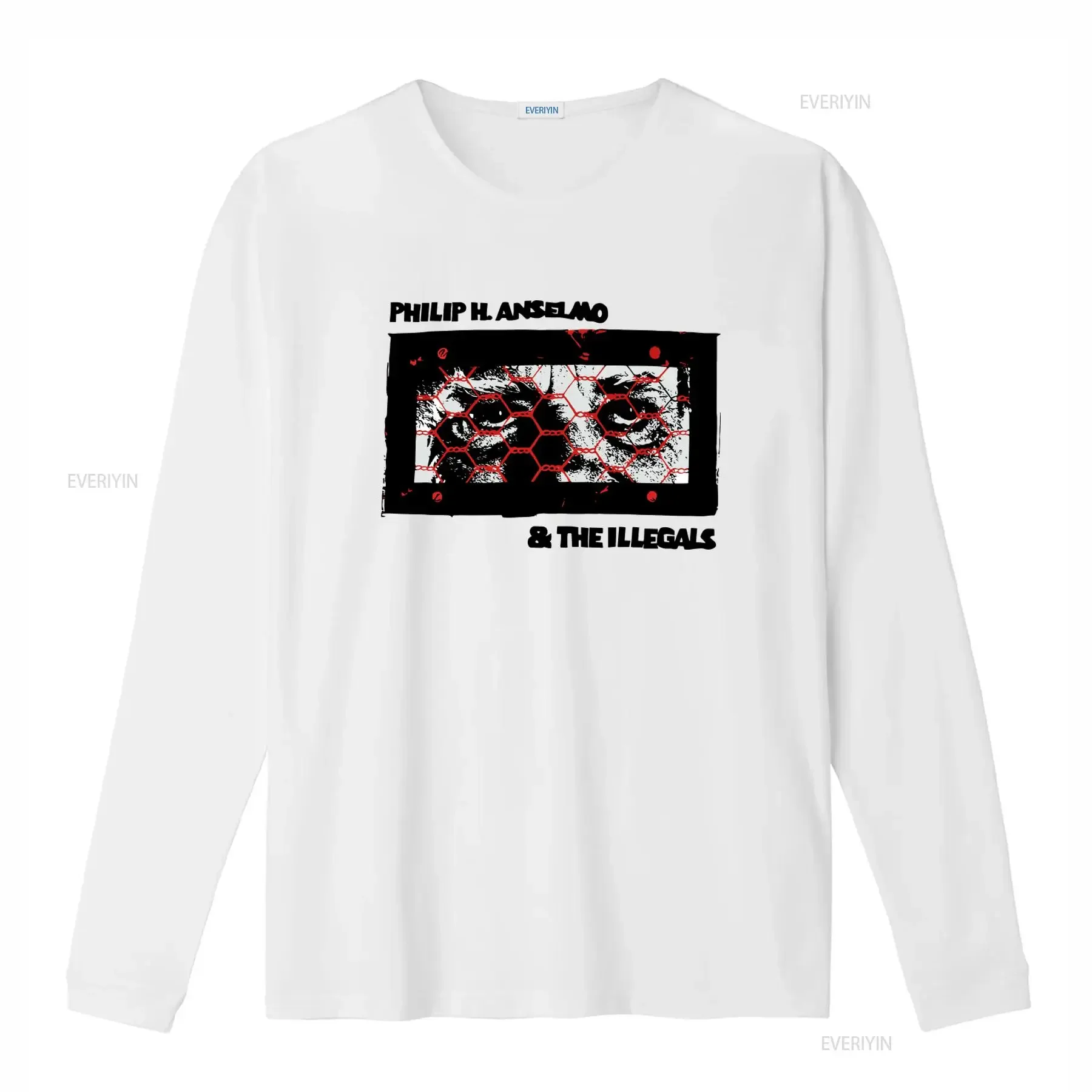 Phil Anselmo The Illegals Thrash Blast Grind Red Tour T Shirt S M Official vintage Washed Stretched Unisex homme Slightly