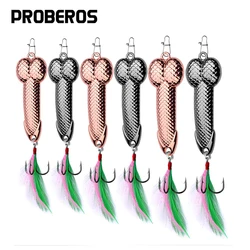 3g-36g Penis Spoon Sequined Lure Minnow Hard VIB Blade Lure Penis Bait Swimbait Crankbait Spinner Bass With Treble Hooks