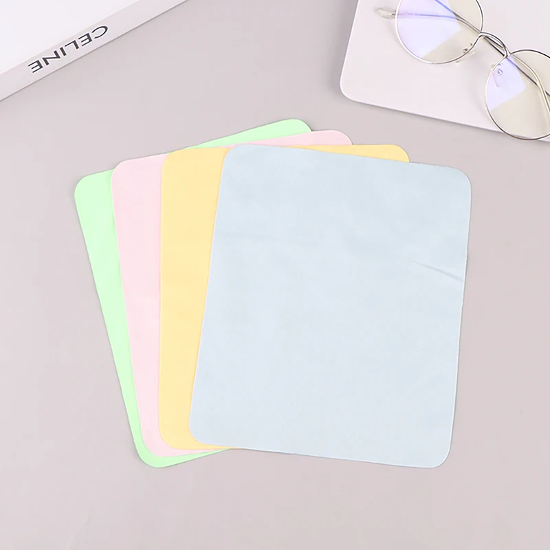 5Pcs Chamois Glasses Cleaner Microfiber Cleaning Cloth For Lens Phone Screen Cleaning Wipes